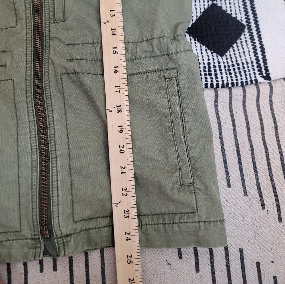 MADEWELL FLEET JACKET IN KHAKI GREEN, SZ SMALL - Picture 10 of 14